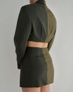 DUO Blaset - Clair sur vert foncé (S)