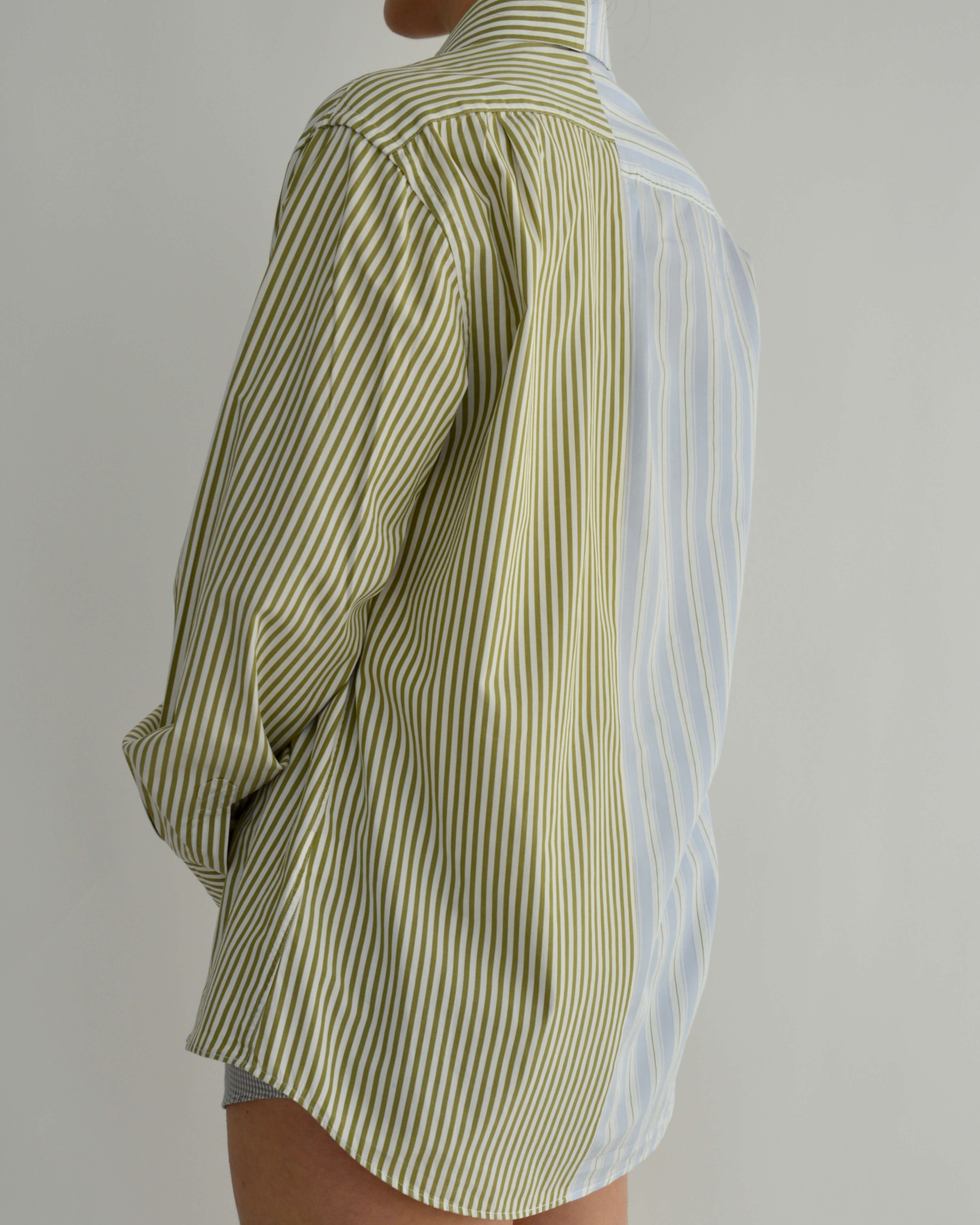 DUO Shirt - CH Green & Baby Blue (S/L)