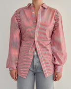 Fitted Shirt - Red Stripped (S/M)