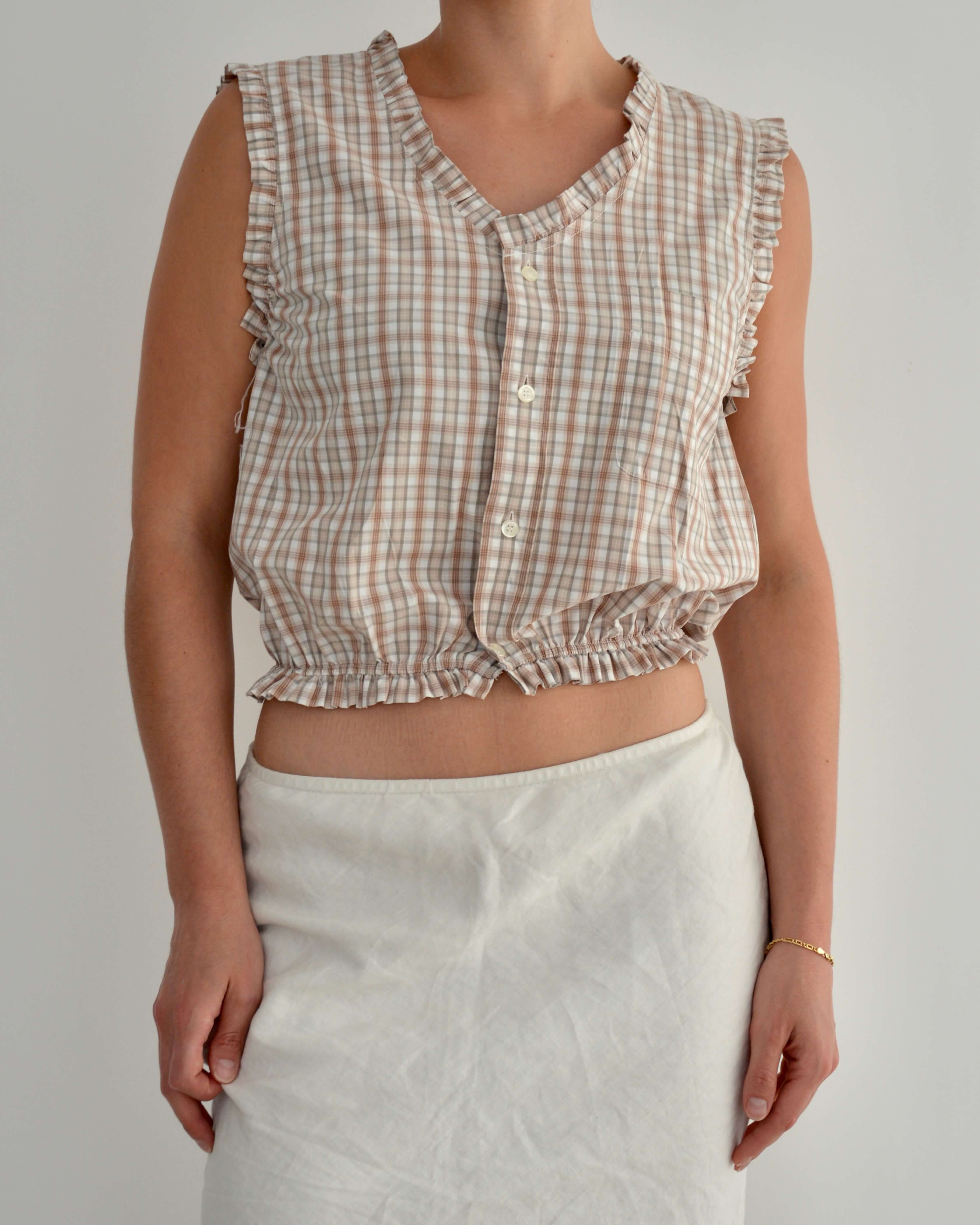 Summer Top & Bandana - Oat (M)