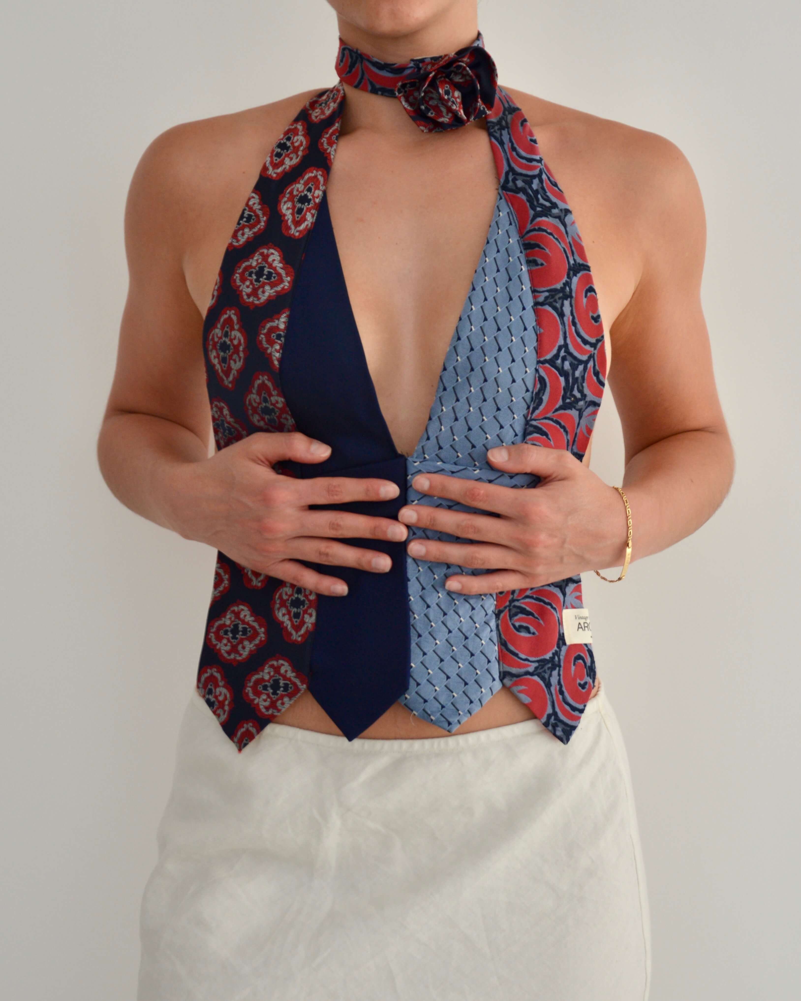 Tie Top & Flower Choker - nº 23 (S/M)