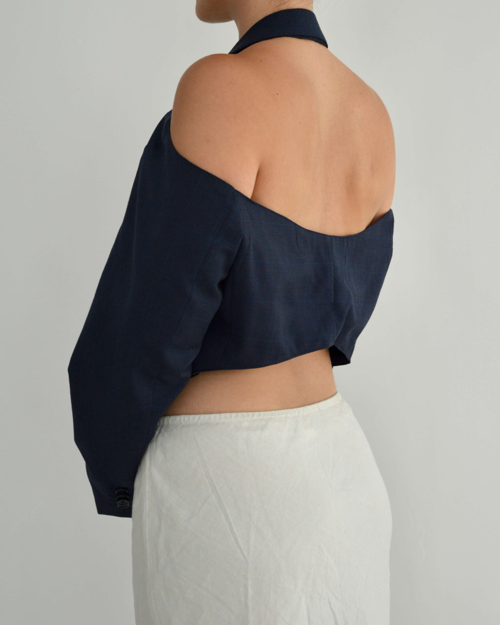 Halter Blazer - Navy (M)