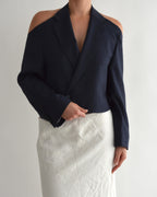 Blazer dos nu - Marine (M)