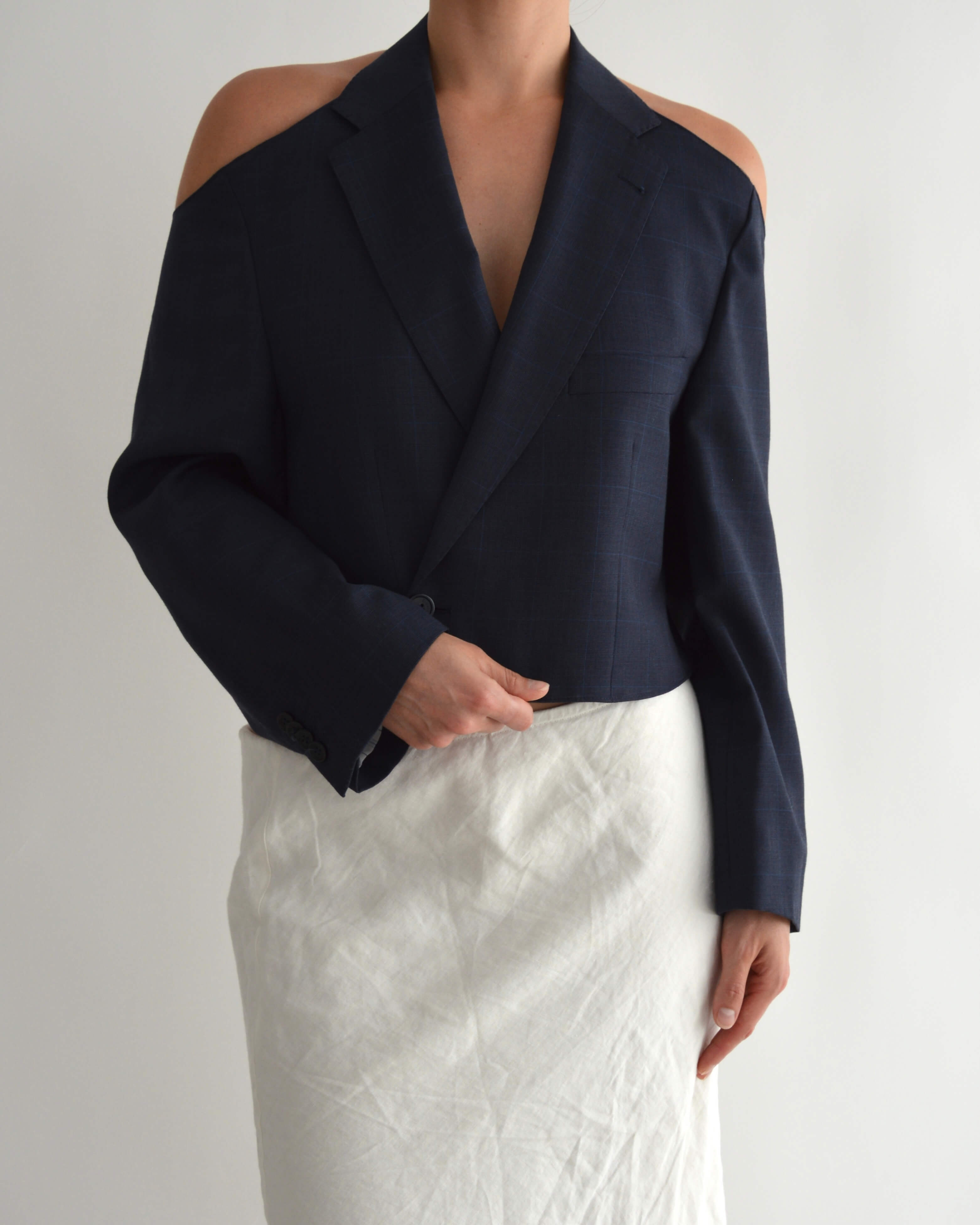 Halter Blazer - Navy (M)