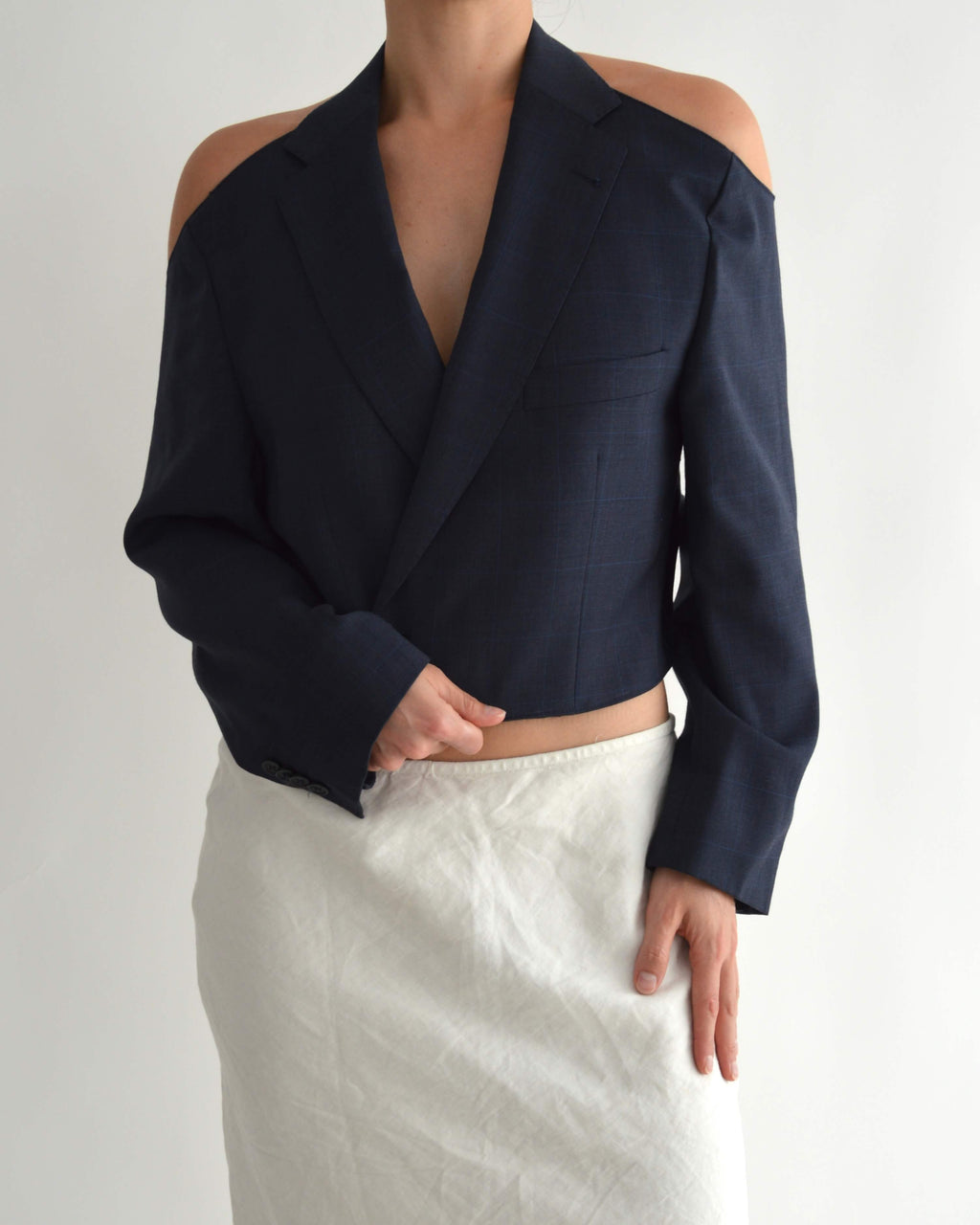Halter Blazer - Navy (M)