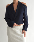 Blazer dos nu - Marine (M)