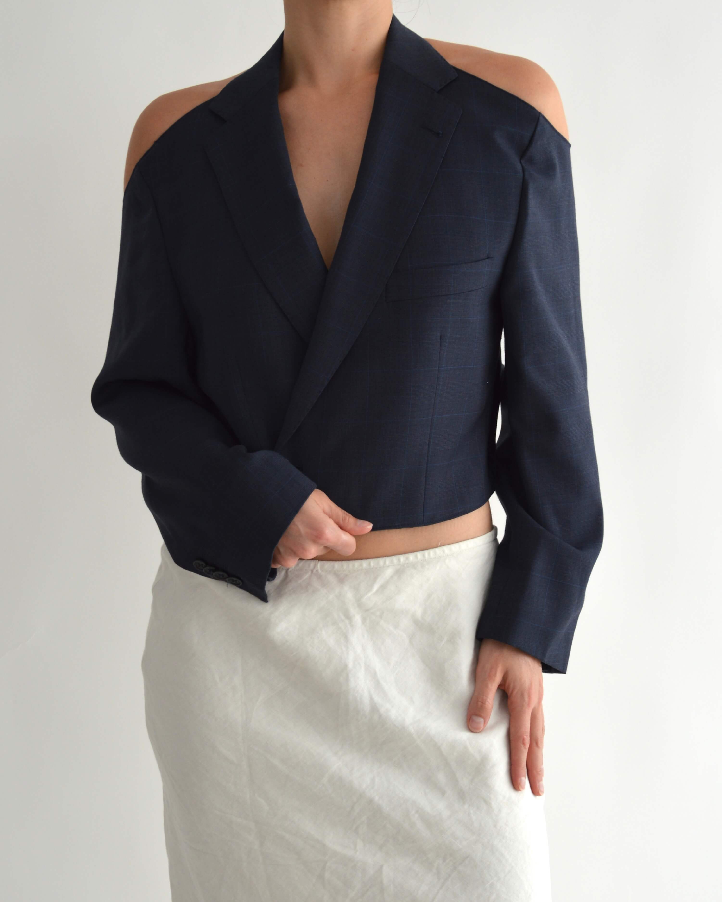 Halter Blazer - Navy (M)