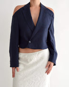 Blazer dos nu - Marine (M)