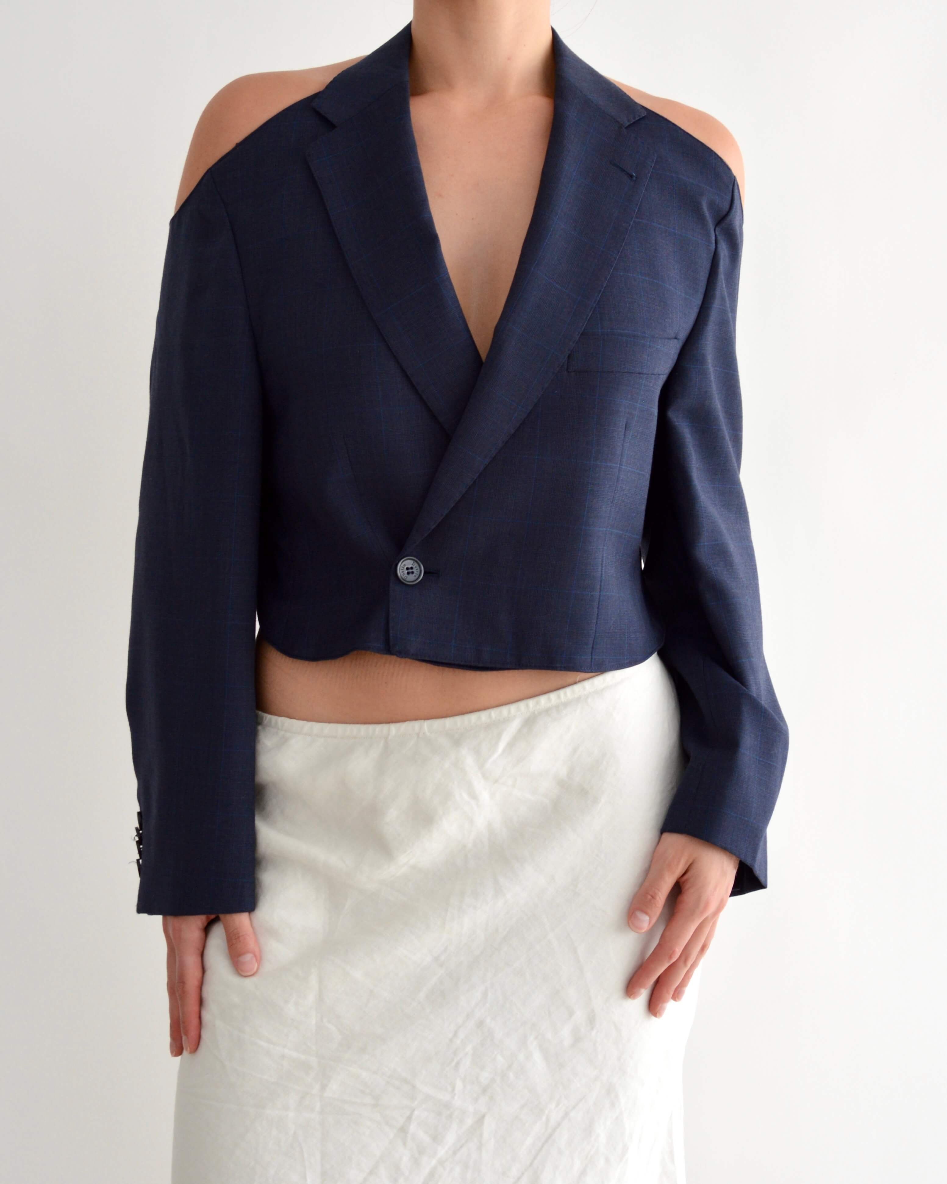 Halter Blazer - Navy (M)