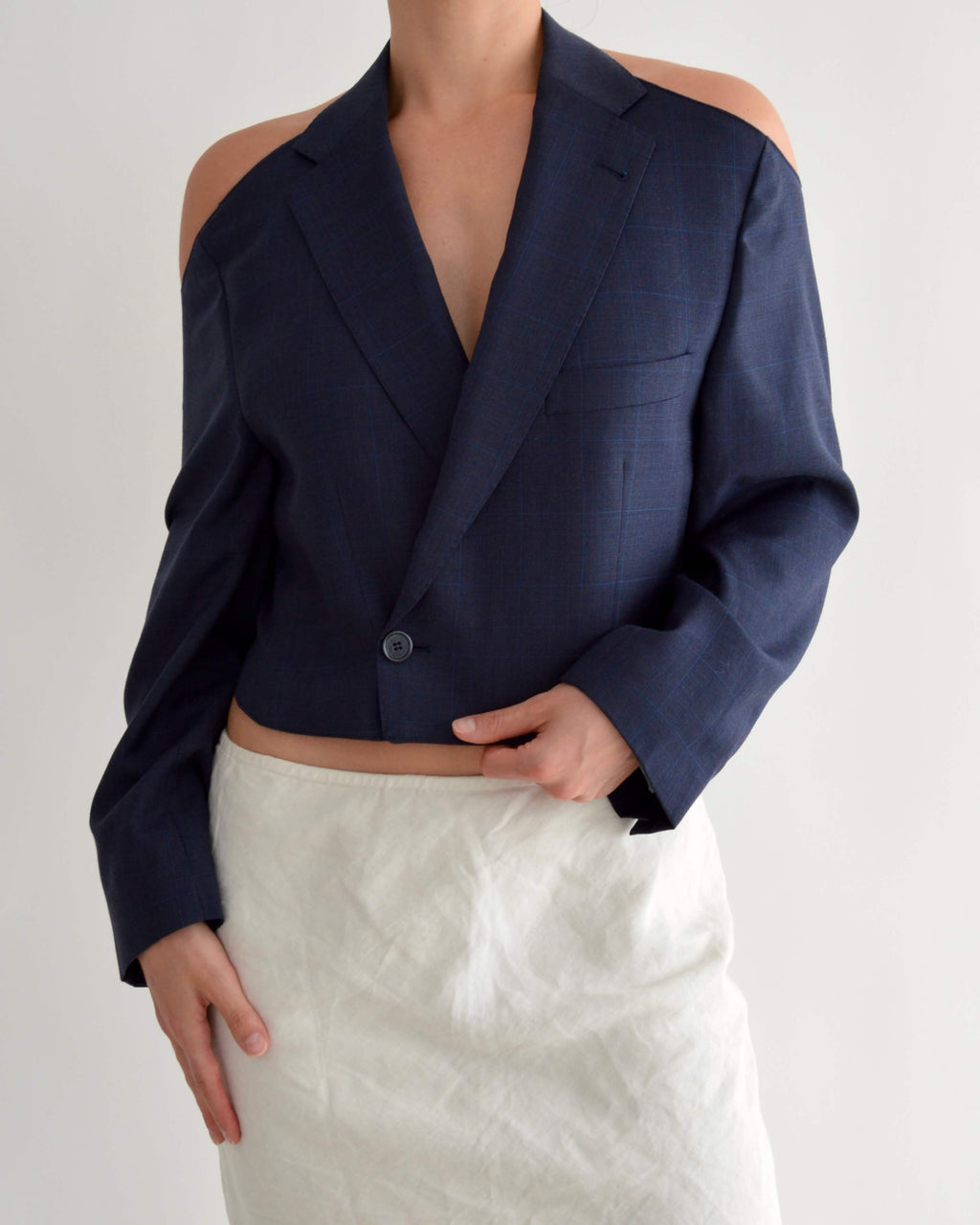 Halter Blazer - Navy (M)