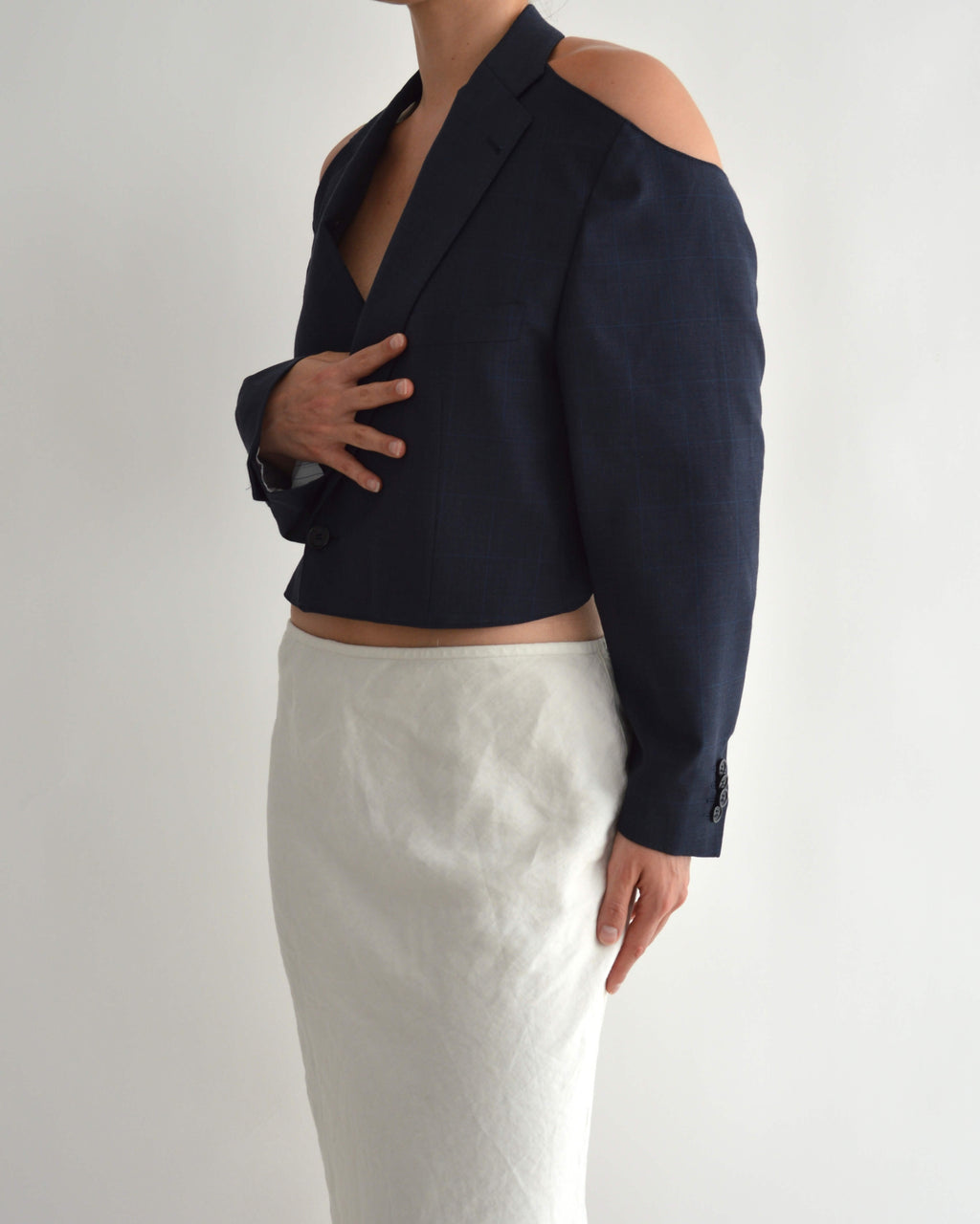 Halter Blazer - Navy (M)