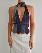 Tie Top & Flower Choker - nº 28 (XXS/XS)