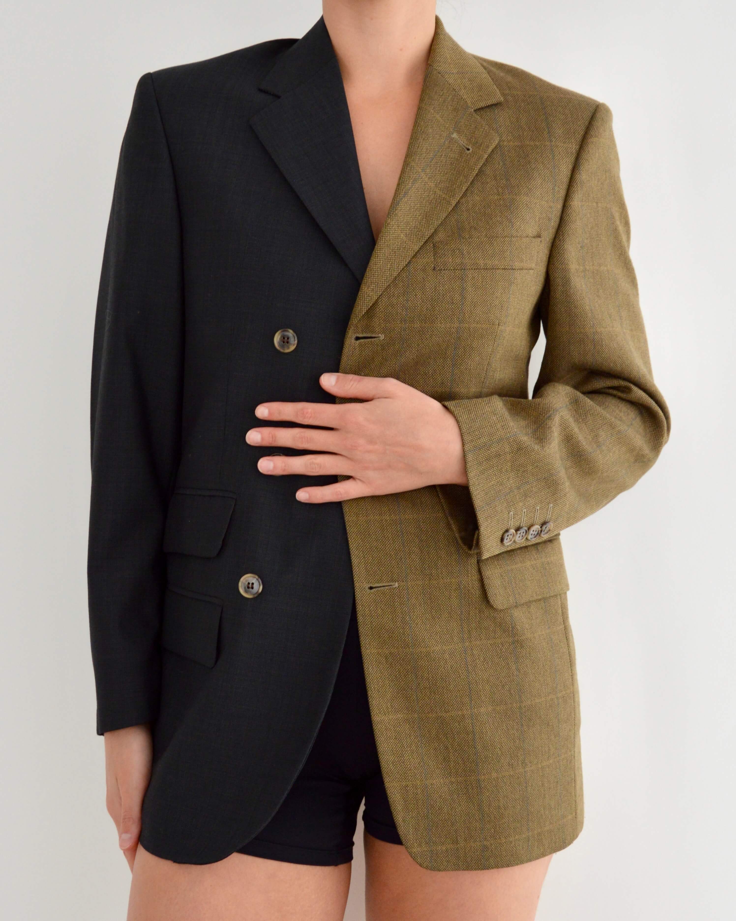 Blazer DUO - Contraste vert doré (XXS/S)