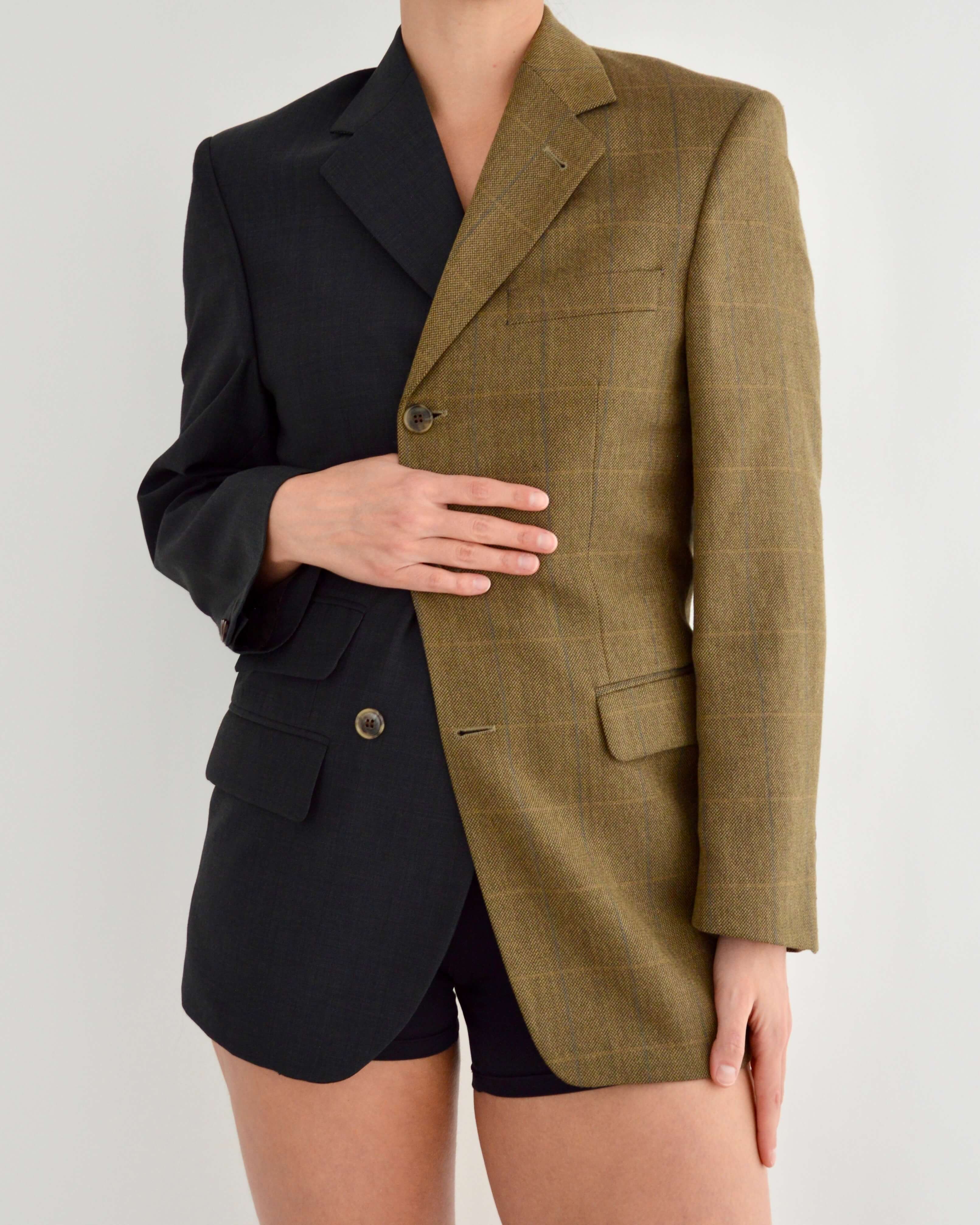 Blazer DUO - Contraste vert doré (XXS/S)