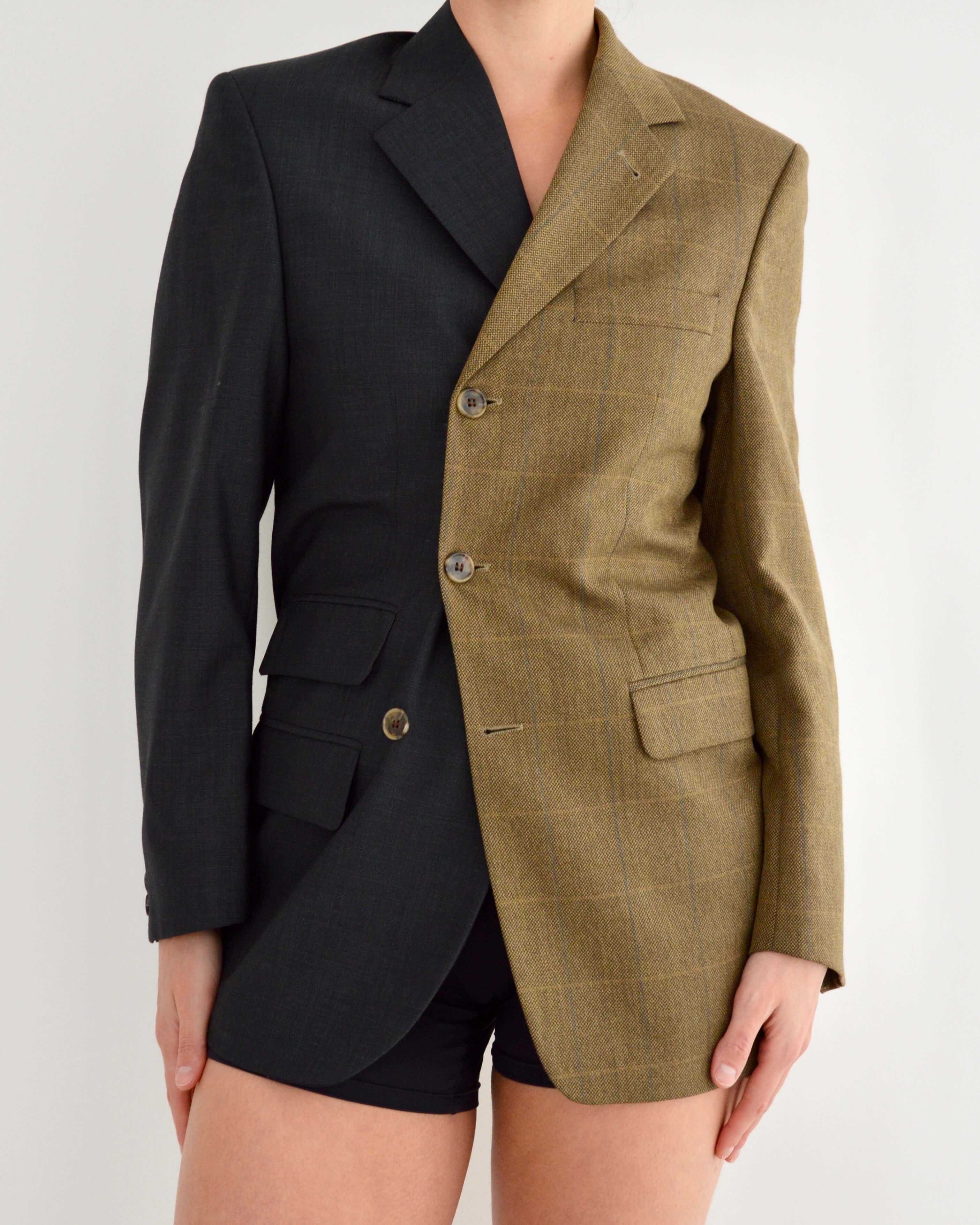 Blazer DUO - Contraste vert doré (XXS/S)
