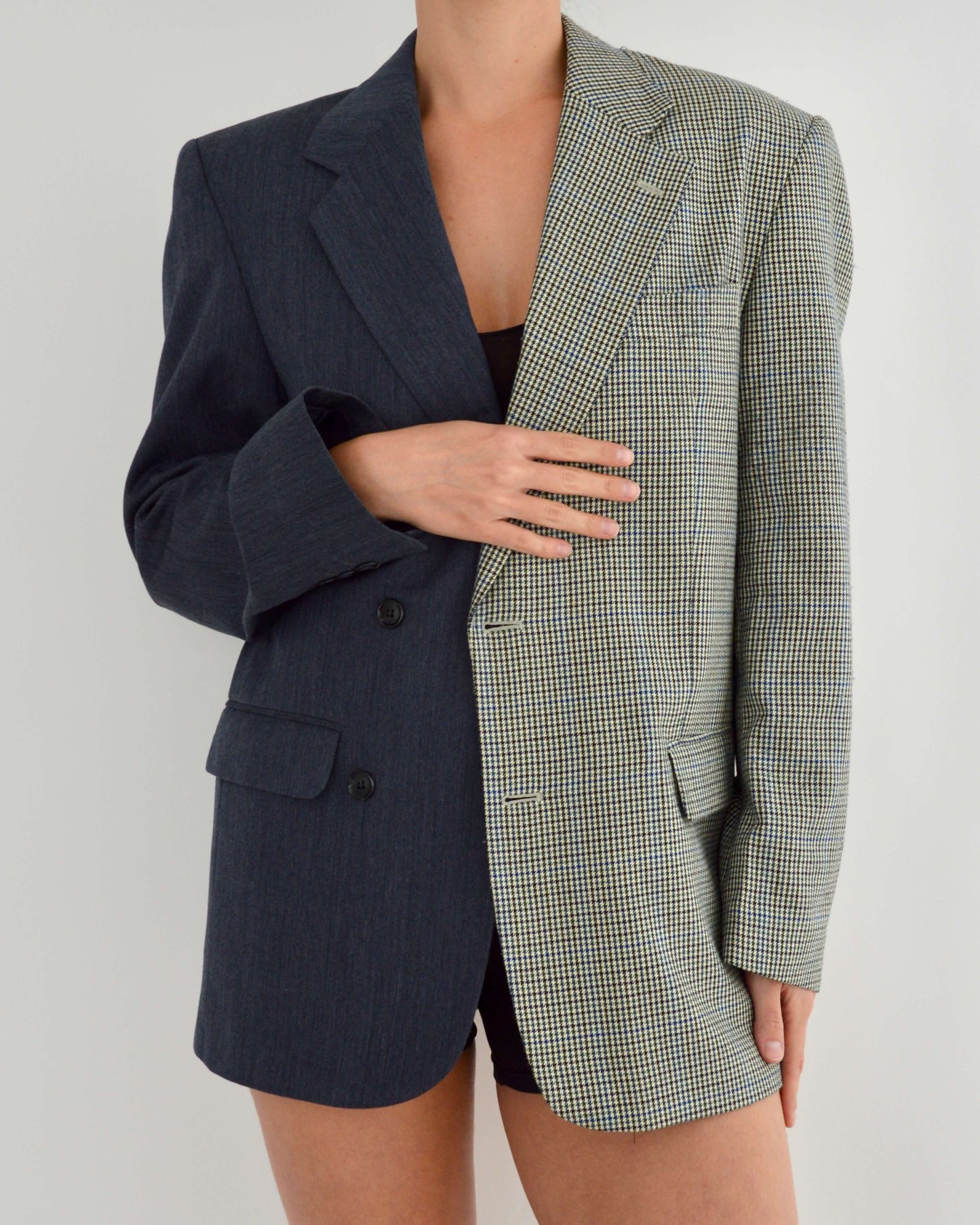 Vegan DUO Blazer - Plaided Perfection (S/L)