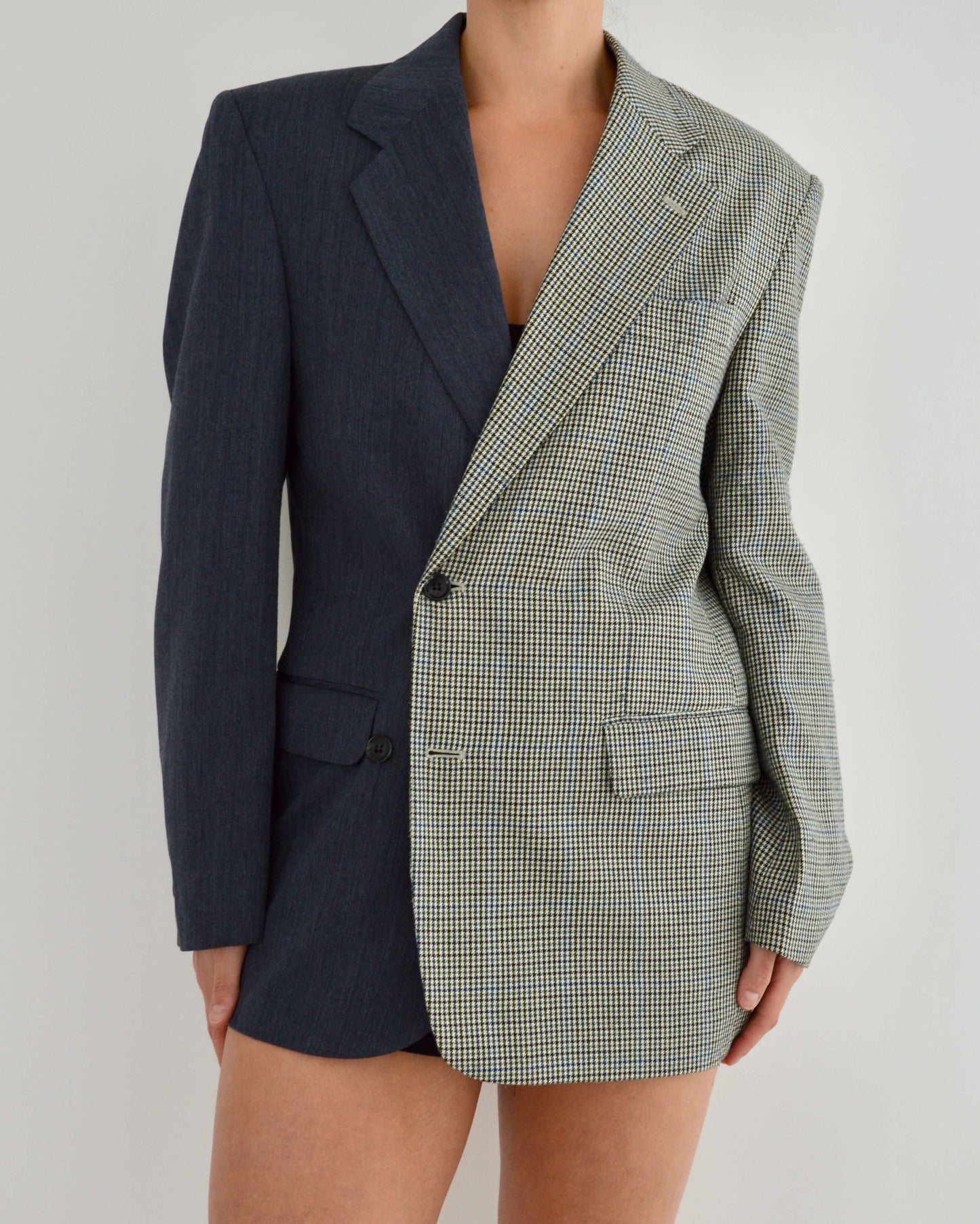 Vegan DUO Blazer - Plaided Perfection (S/L)