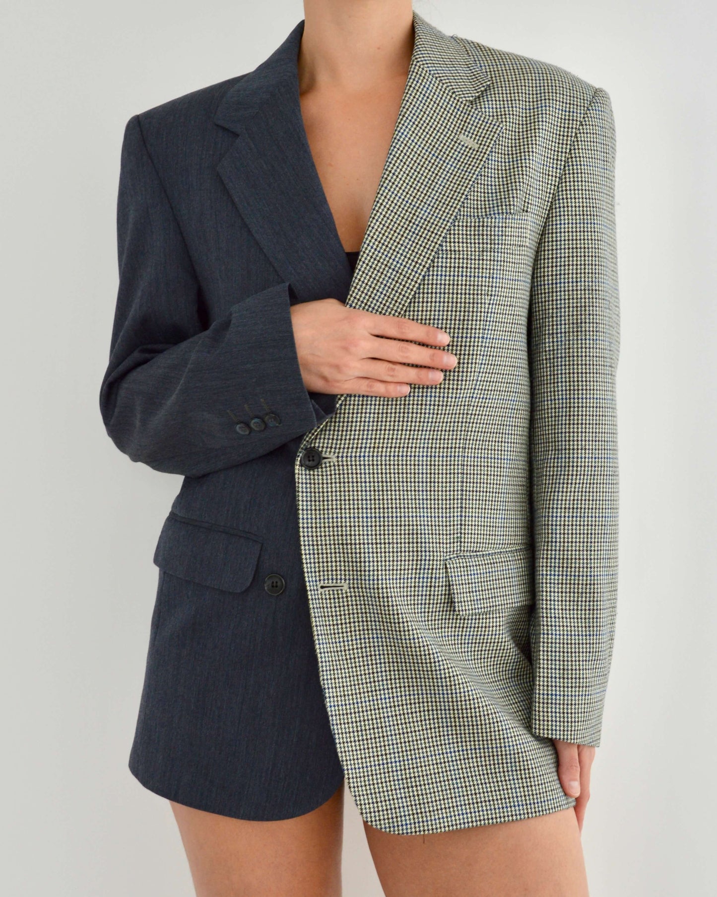 Vegan DUO Blazer - Plaided Perfection (S/L)