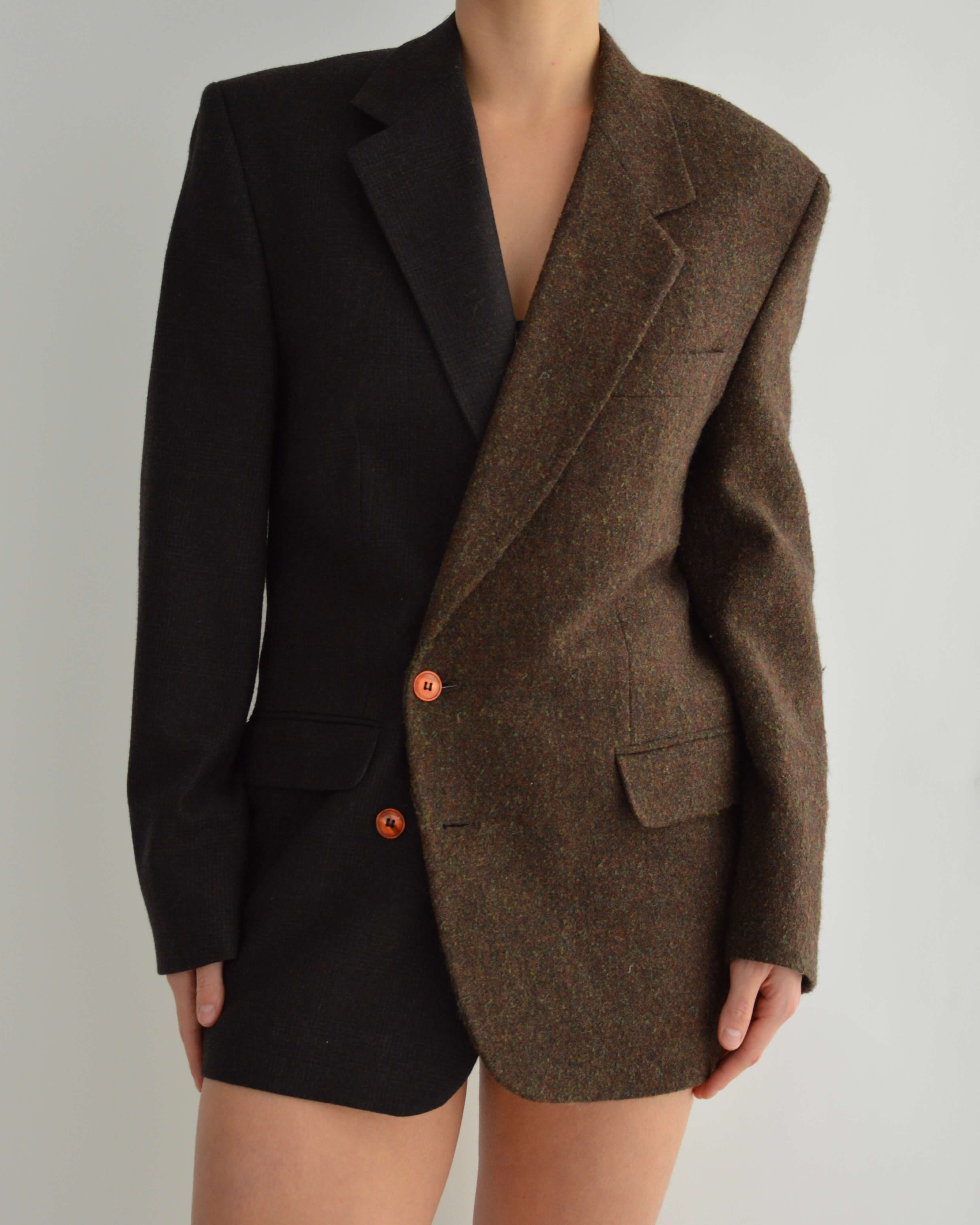DUO Blazer - Textured Brown (XS/M)