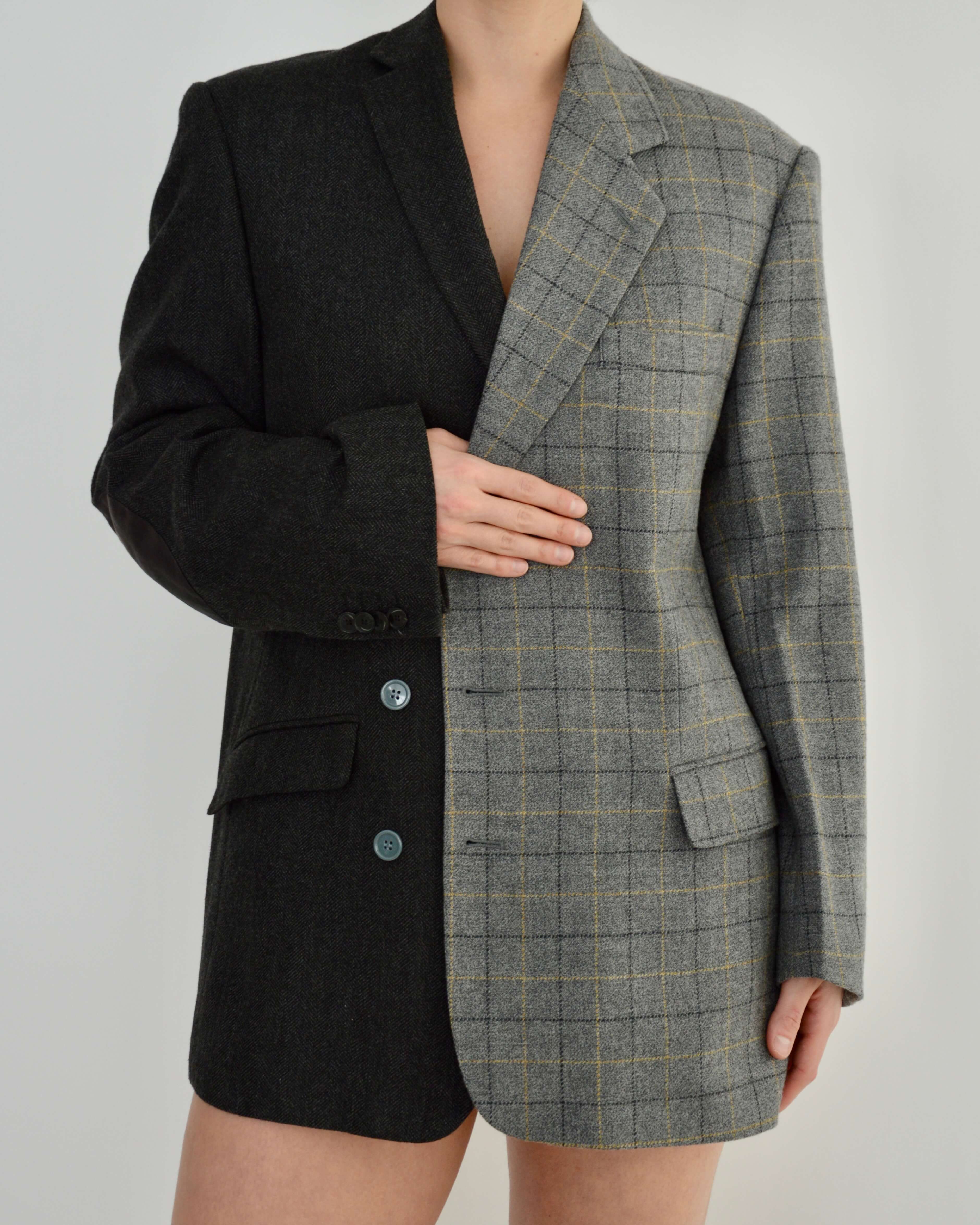 DUO Blazer - Textured Grey (M)