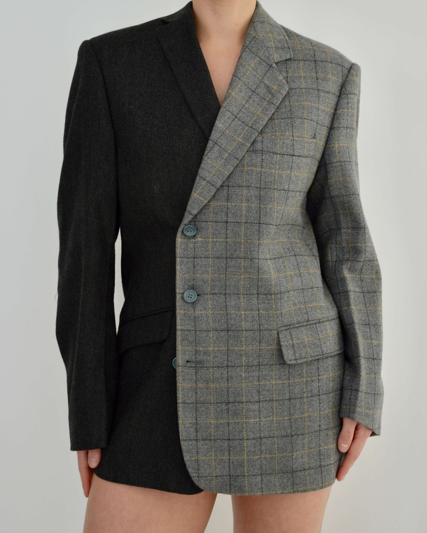 DUO Blazer - Textured Grey (S/L)