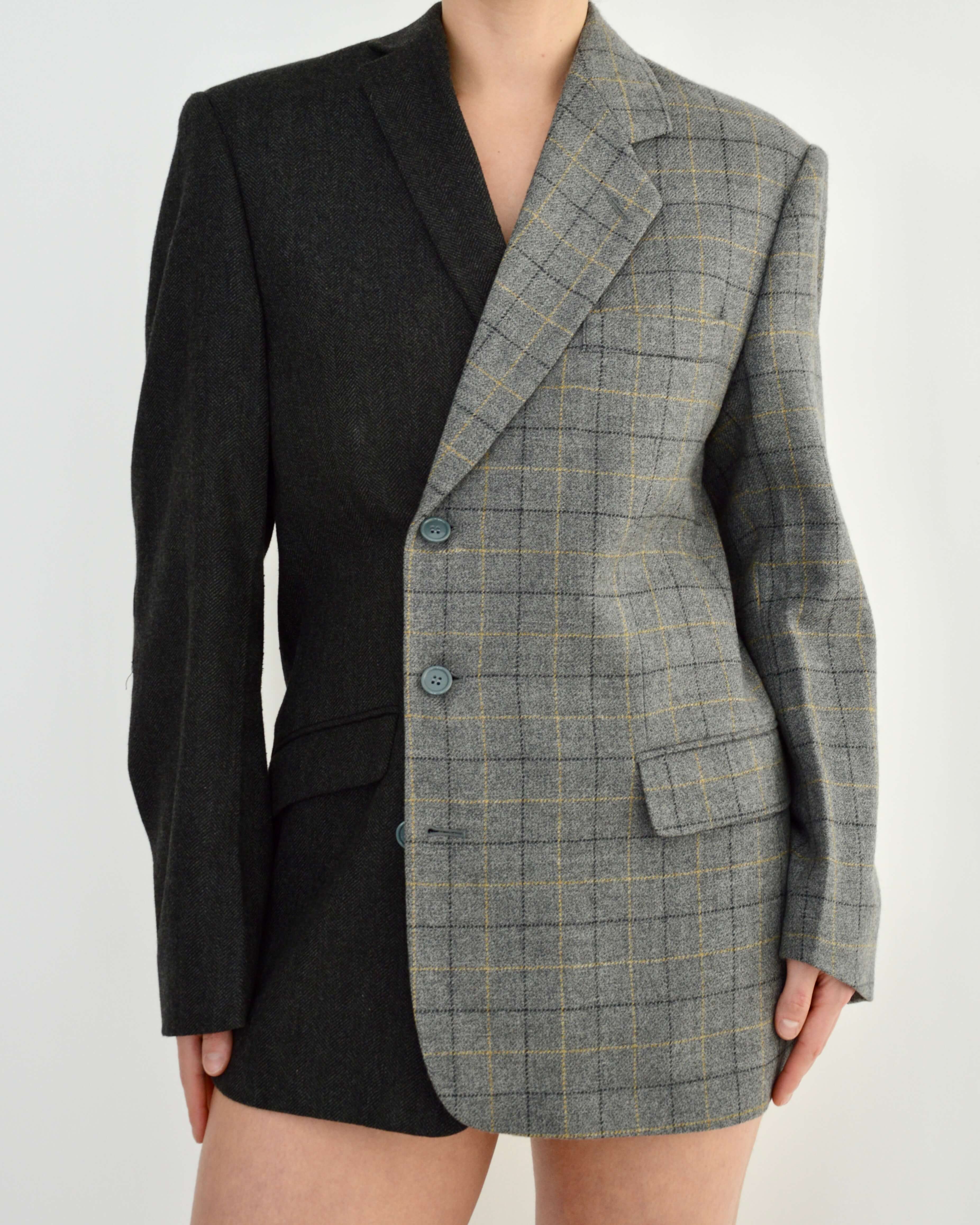 DUO Blazer - Textured Grey (M)