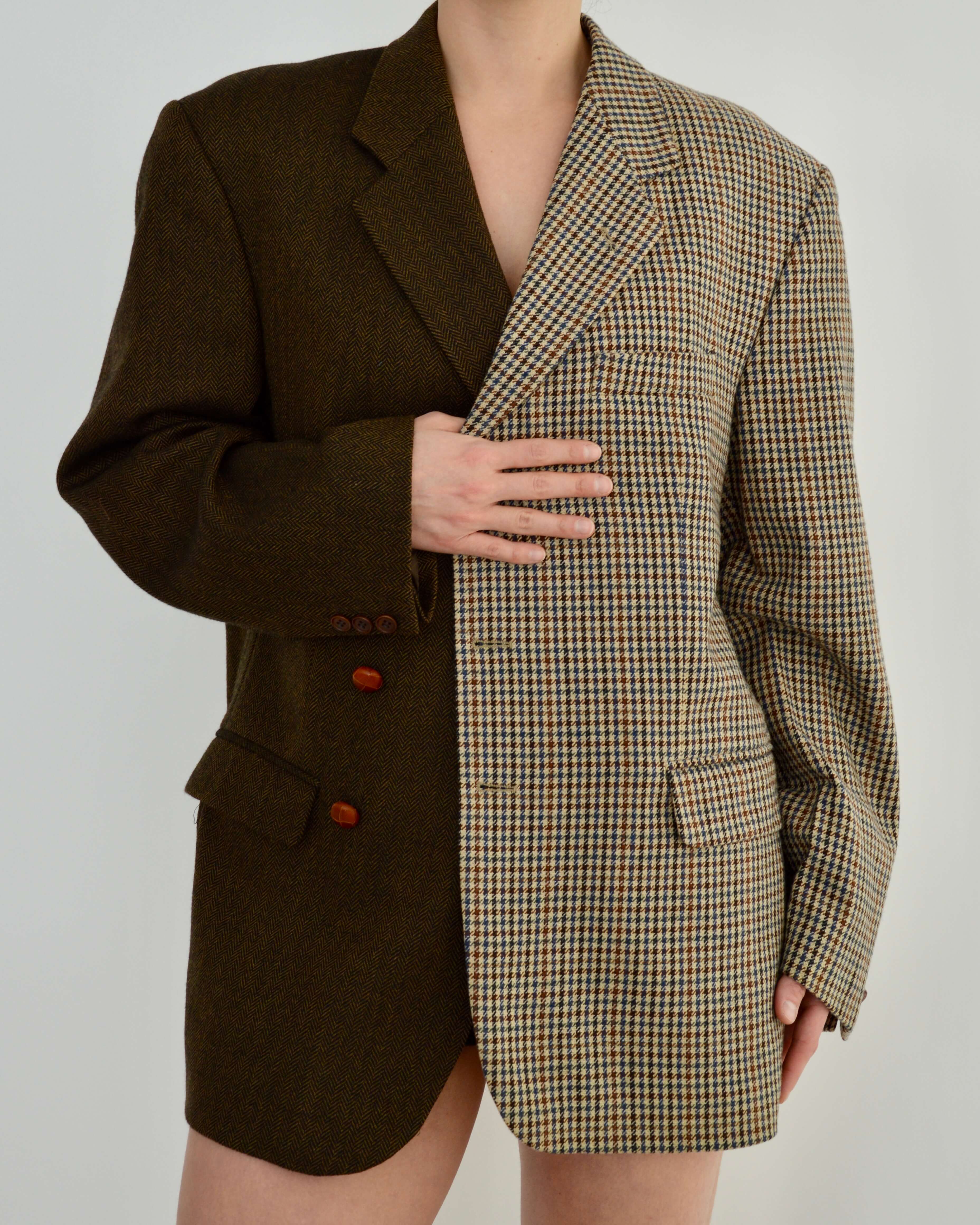 Blazer DUO - Carré et texturé (M/XL)