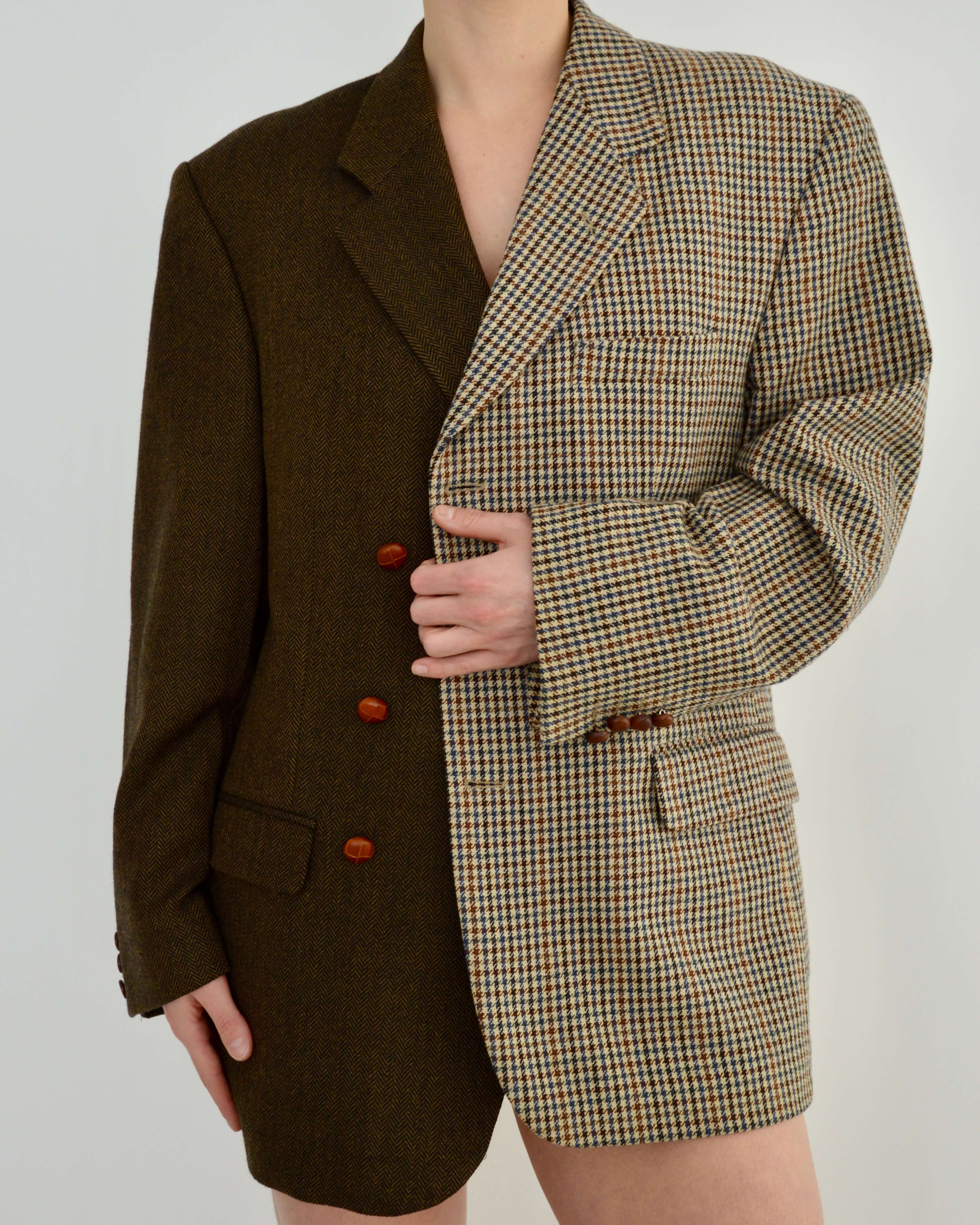 Blazer DUO - Carré et texturé (M/XL)