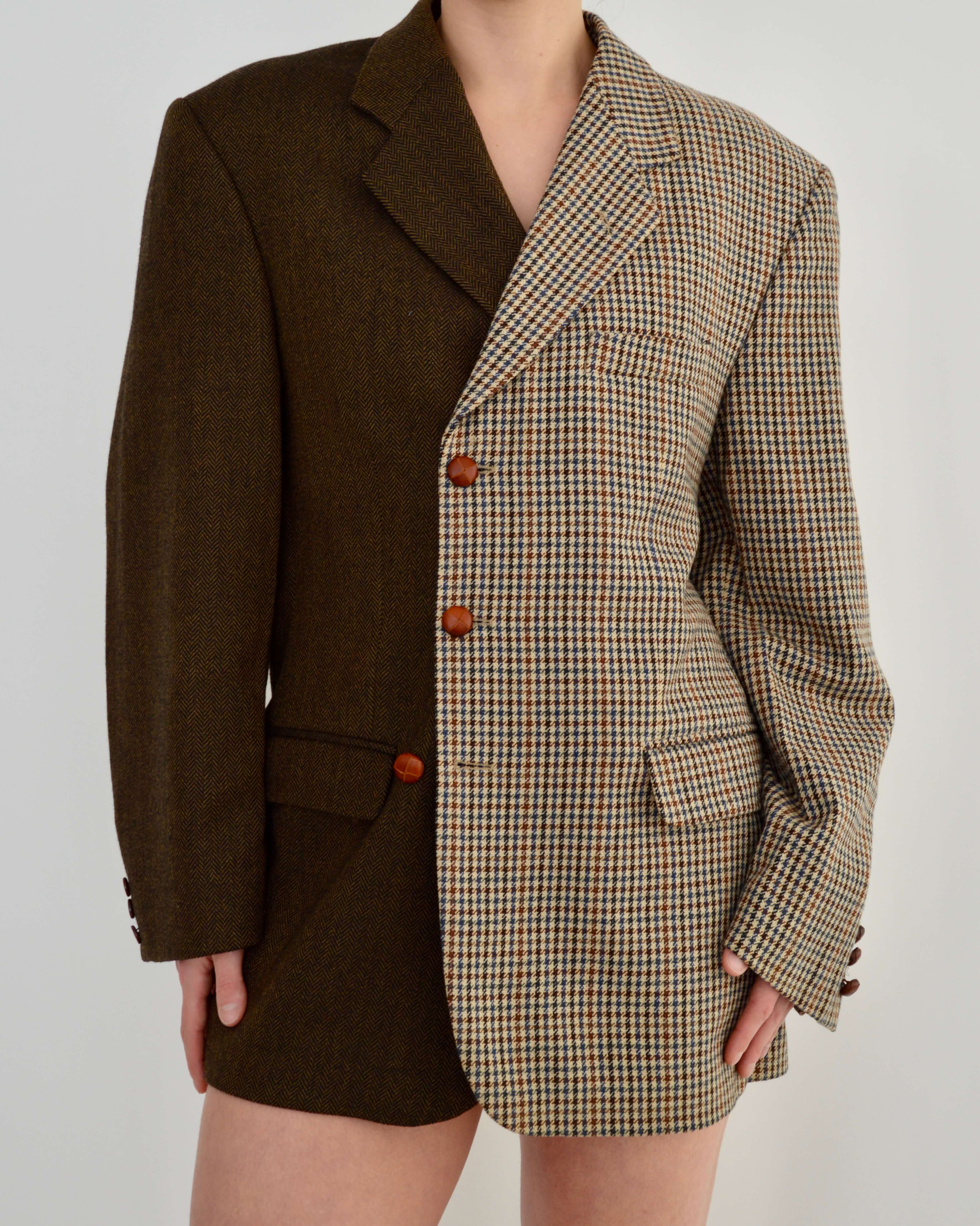 Blazer DUO - Carré et texturé (M/XL)