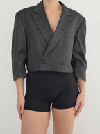Mini blazer - Gris foncé (M)