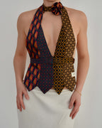 Tie Top & Flower Choker - nº 28 (XS/S)