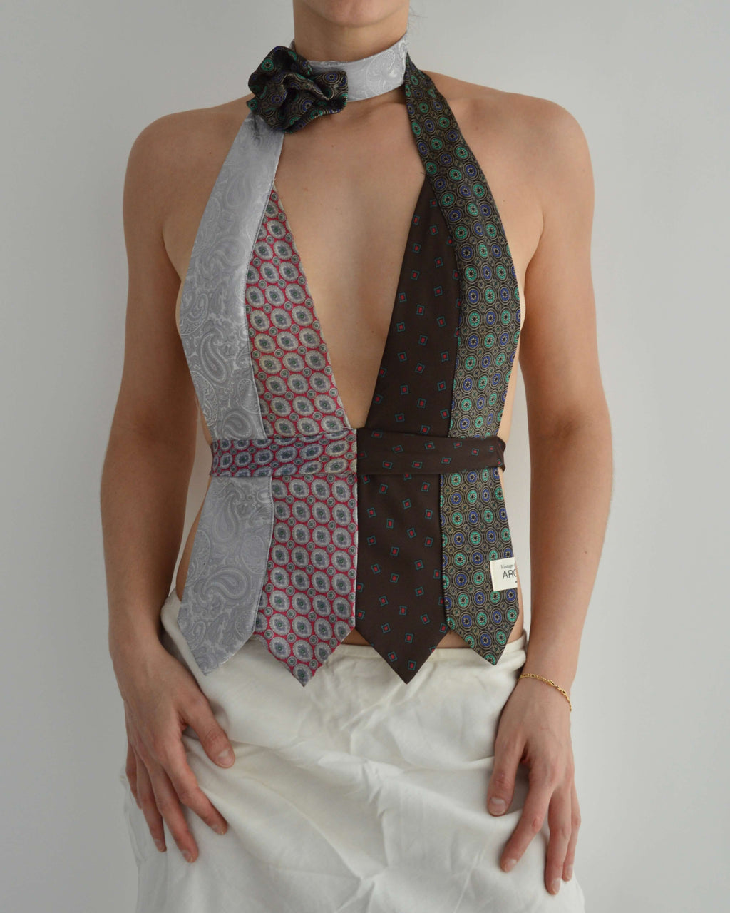 Tie Top & Flower Choker - nº 39 (XS/S)