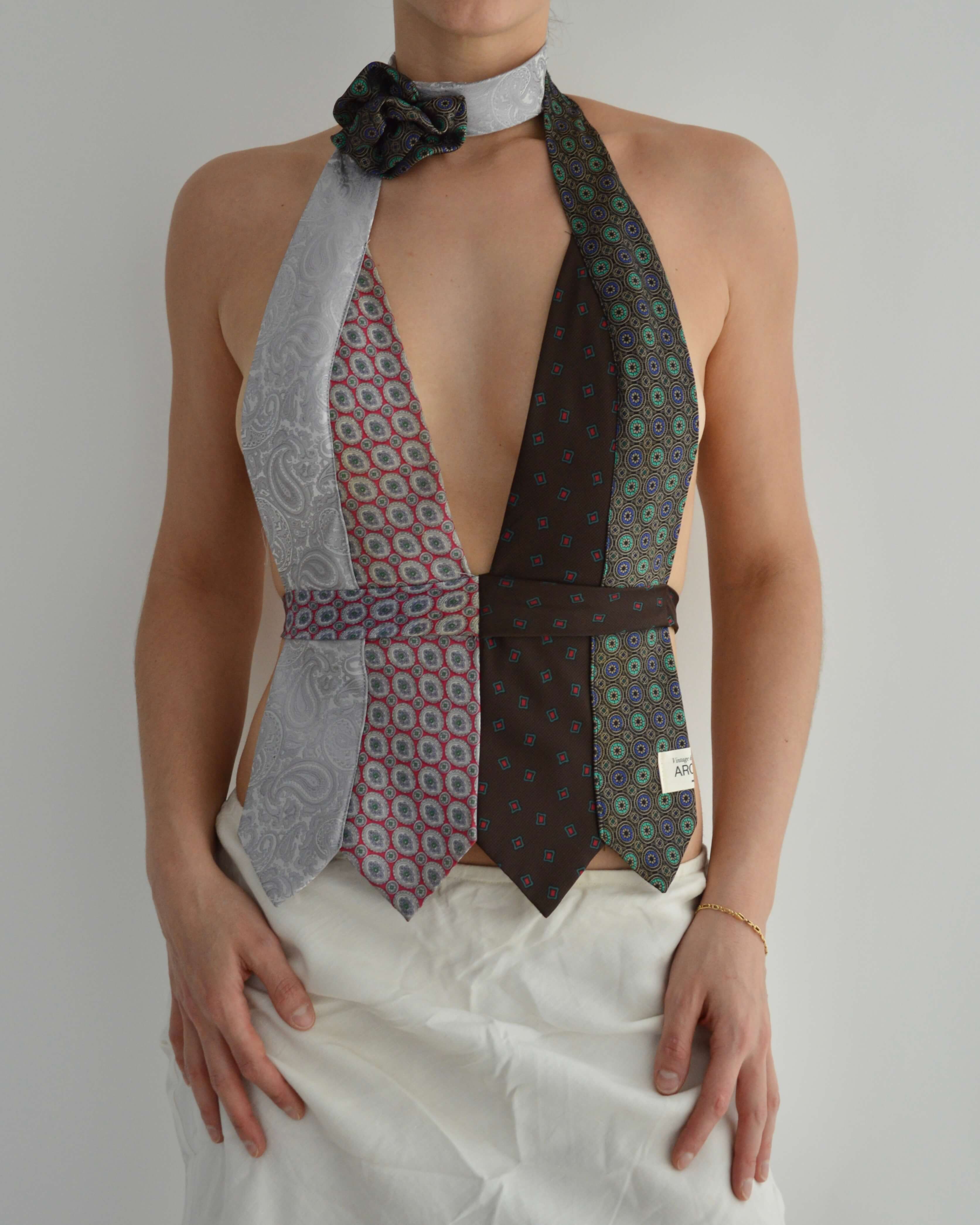 Tie Top & Flower Choker - nº 39 (XS/S)