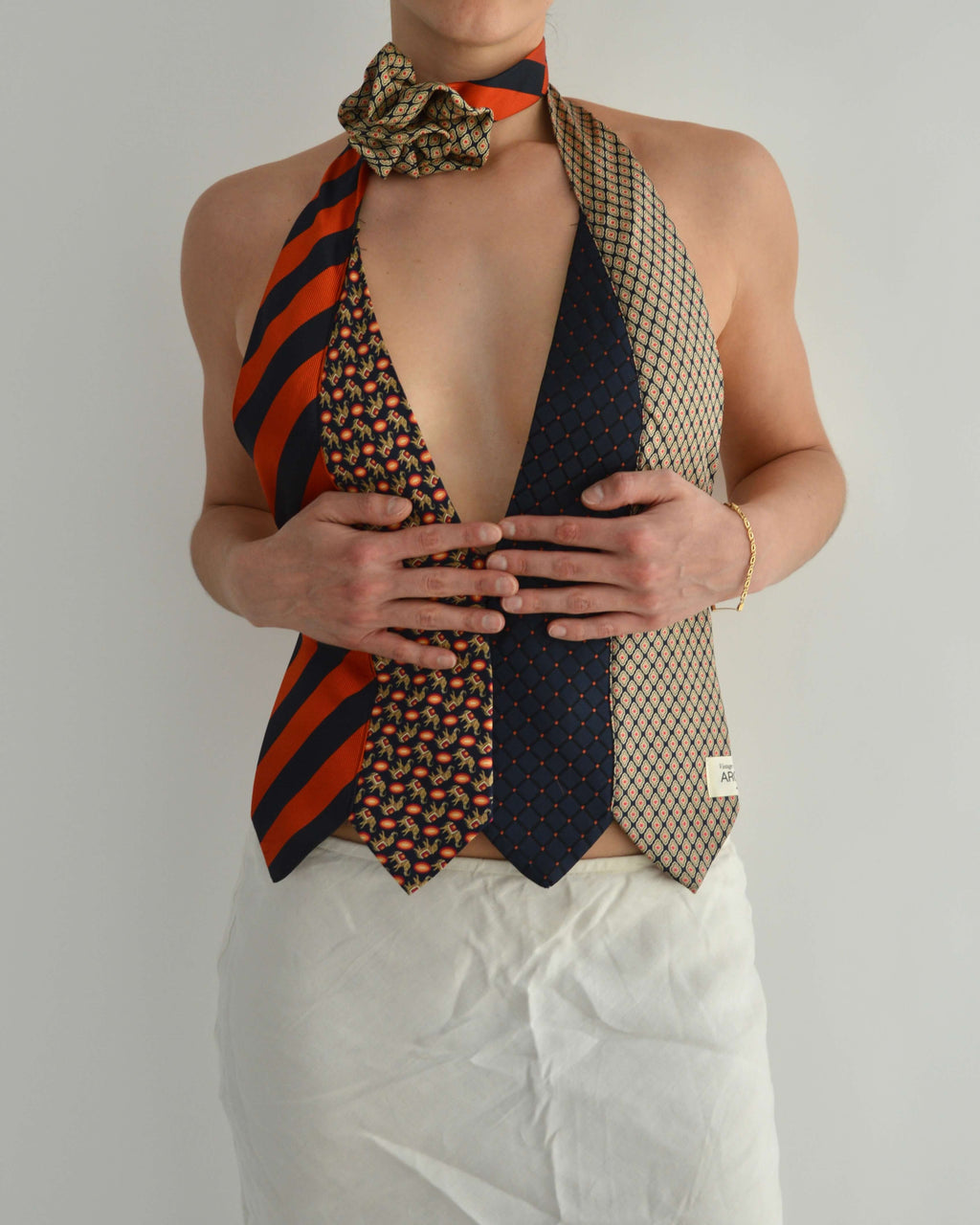 Tie Top & Flower Choker - nº 37 (S/M)