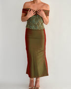 Two Pieces Set - Dark Olive, size 36