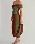 Two Pieces Set - Dark Olive, size 36