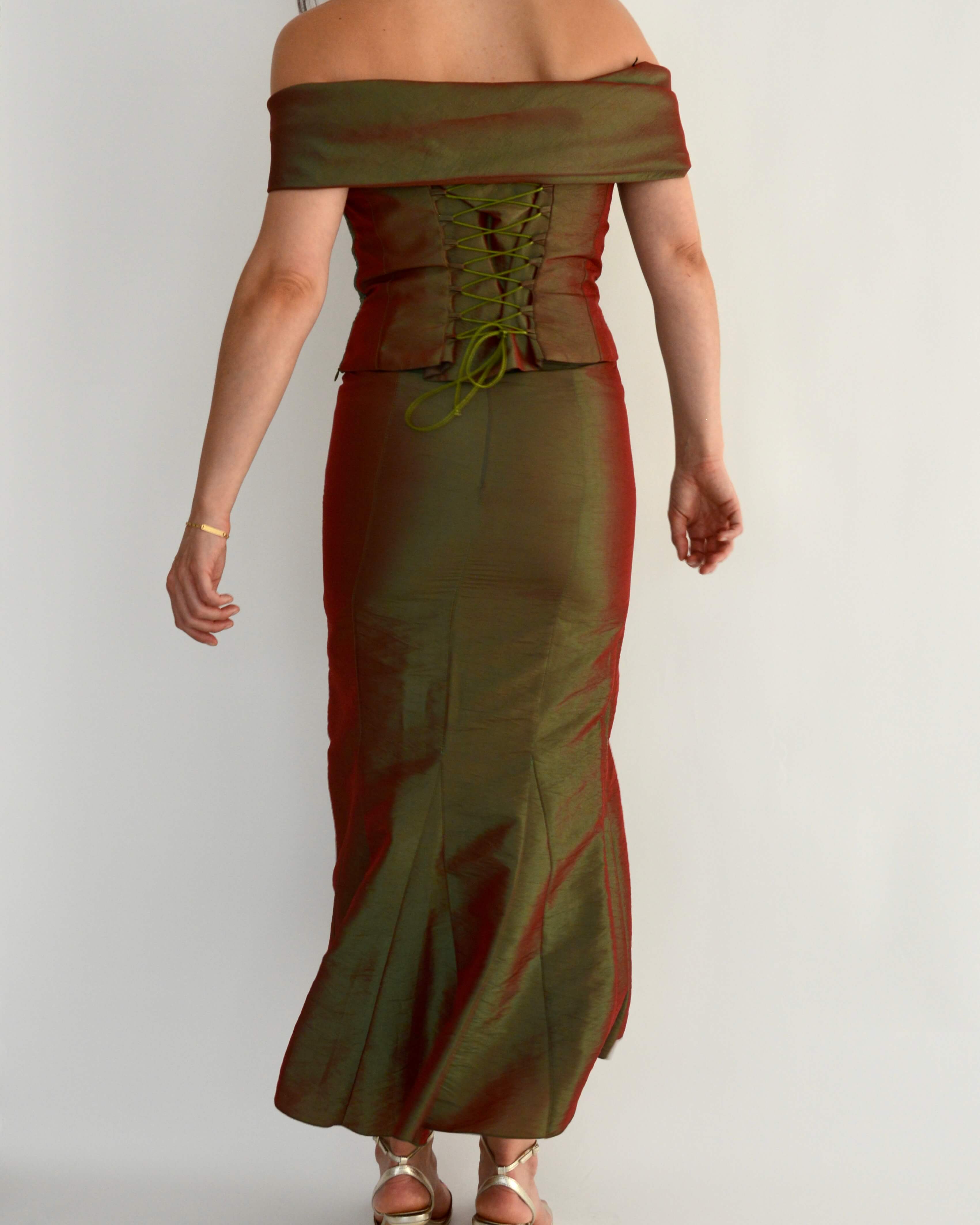 Two Pieces Set - Dark Olive, size 36