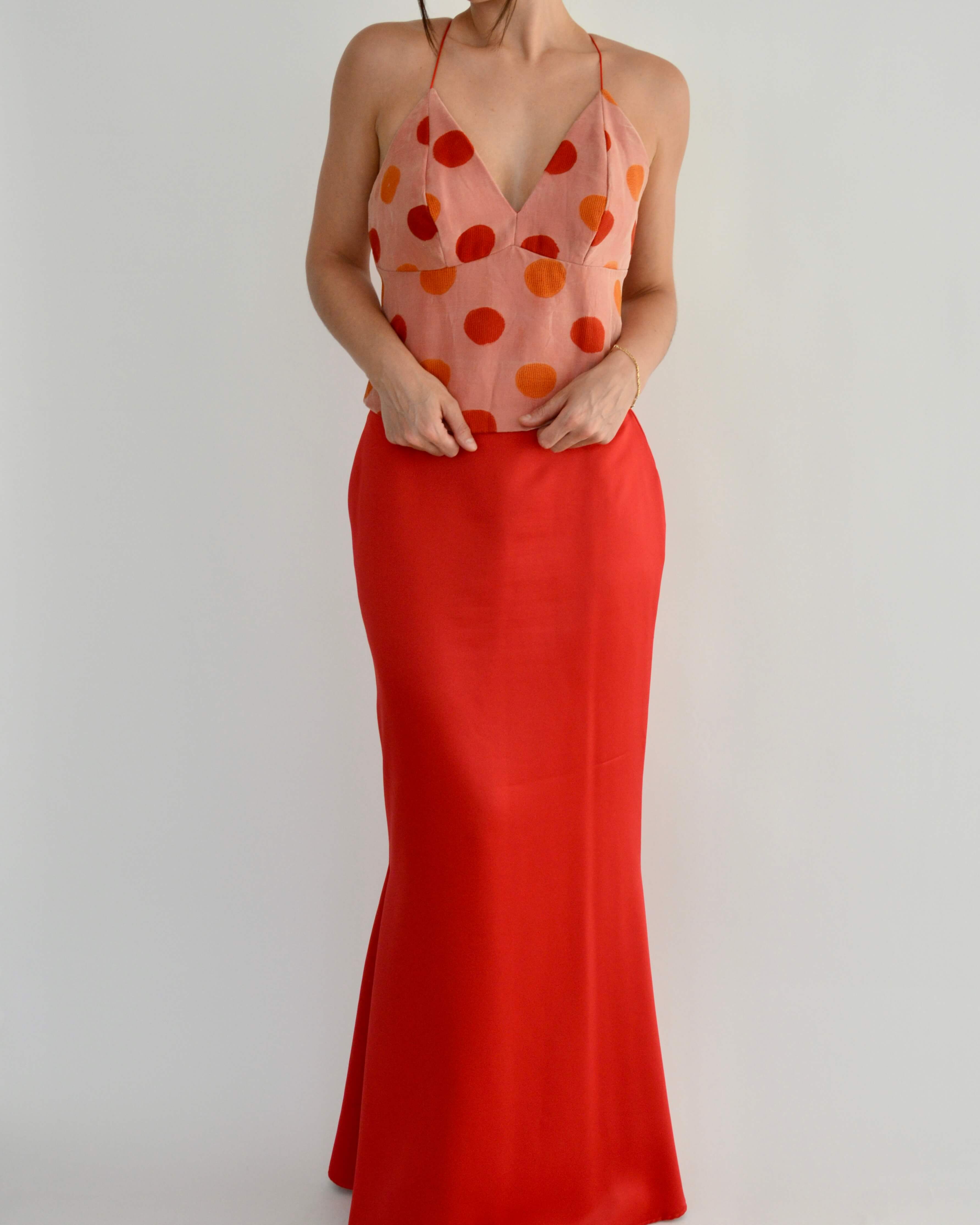 Two Pieces Set - Red & Pink, size 40