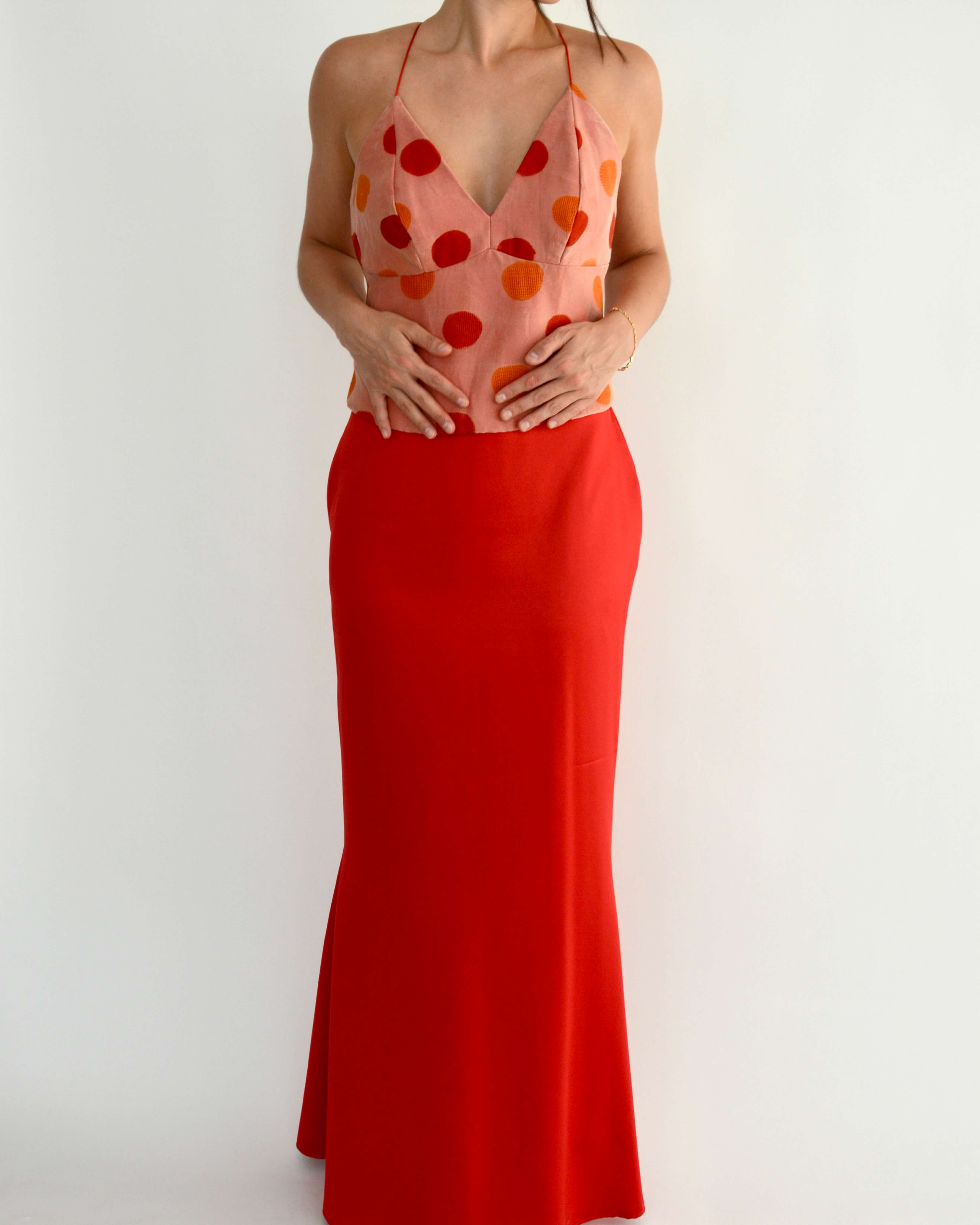 Two Pieces Set - Red & Pink, size 40