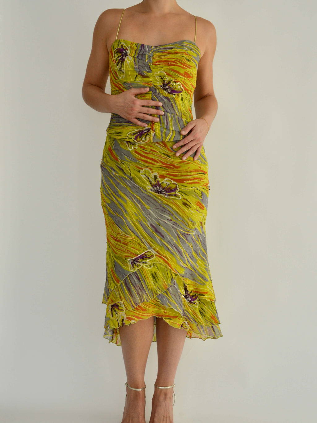 Two Piece Set - Yellow, size 38