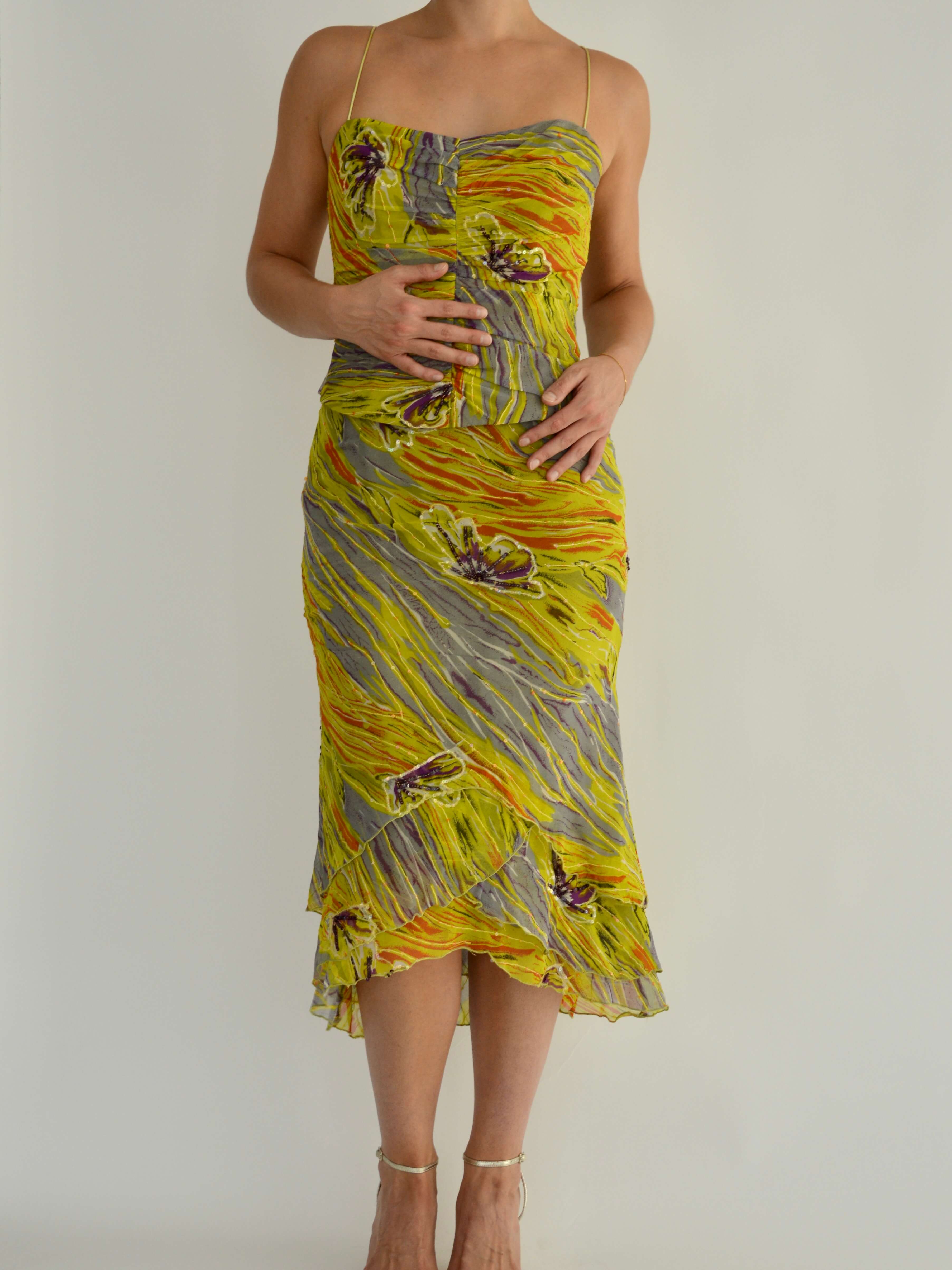 Two Piece Set - Yellow, size 38