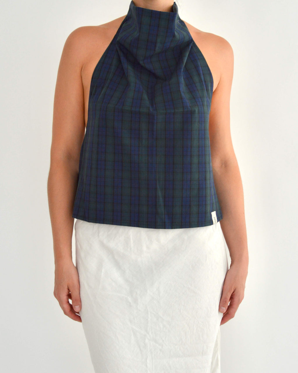 Halter Blouse - Oxford (S/M)