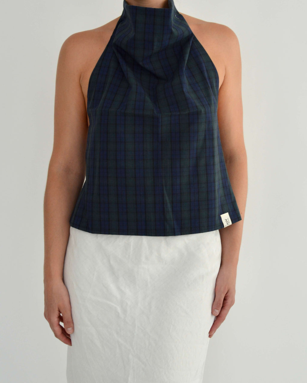 Halter Blouse - Oxford (S/M)