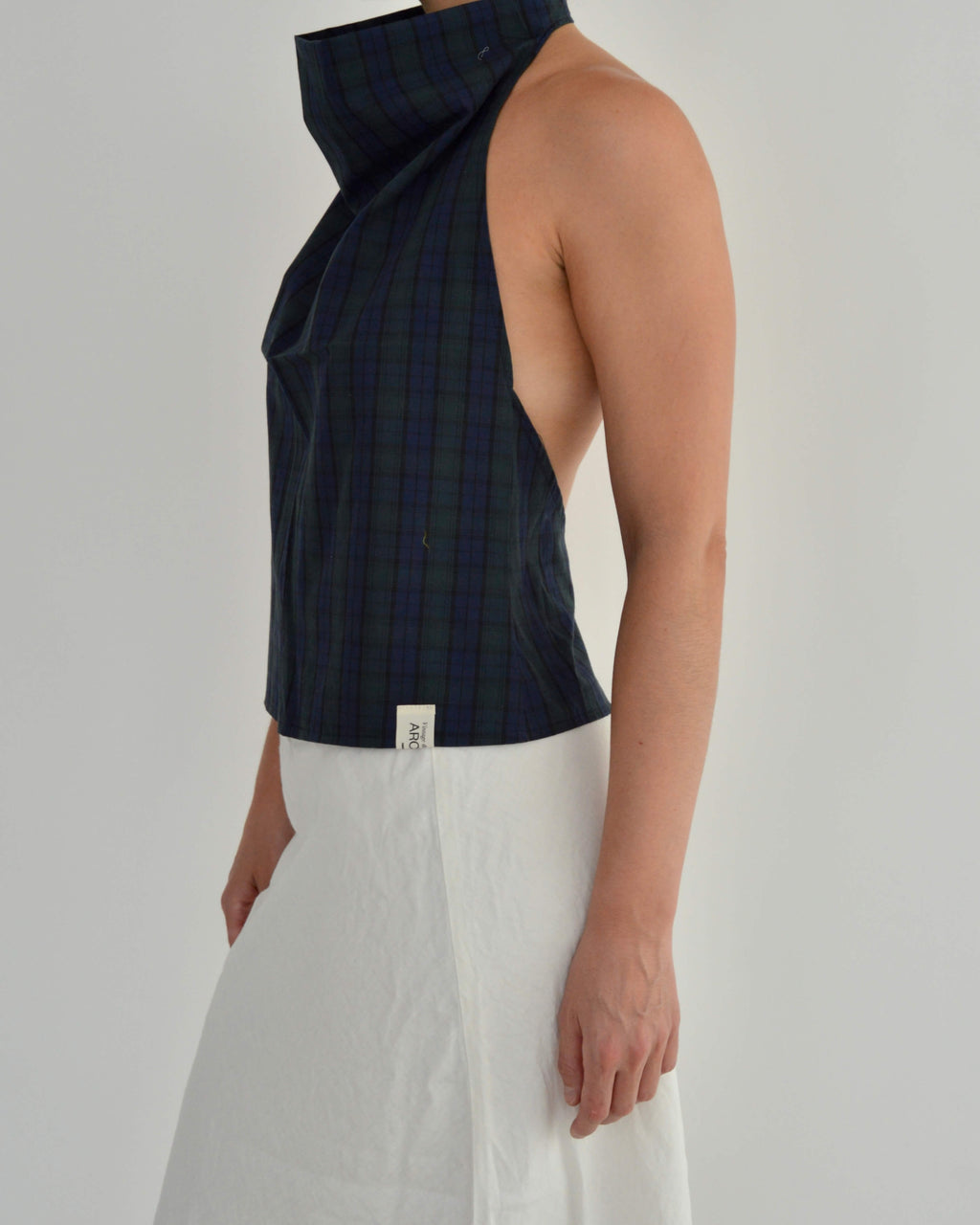 Halter Blouse - Oxford (S/M)