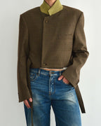Tied-up Blazer - Checkred Green (M)