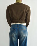 Tied-up Blazer - Checkred Green (M)