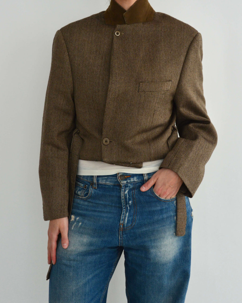 Tied-up Blazer - Fall Shades (M)