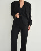 Suit and Vest - Black (S - 36 eu)
