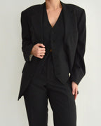Suit and Vest - Black (S - 36 eu)