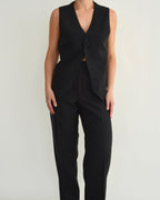 Suit and Vest - Black (S - 36 eu)